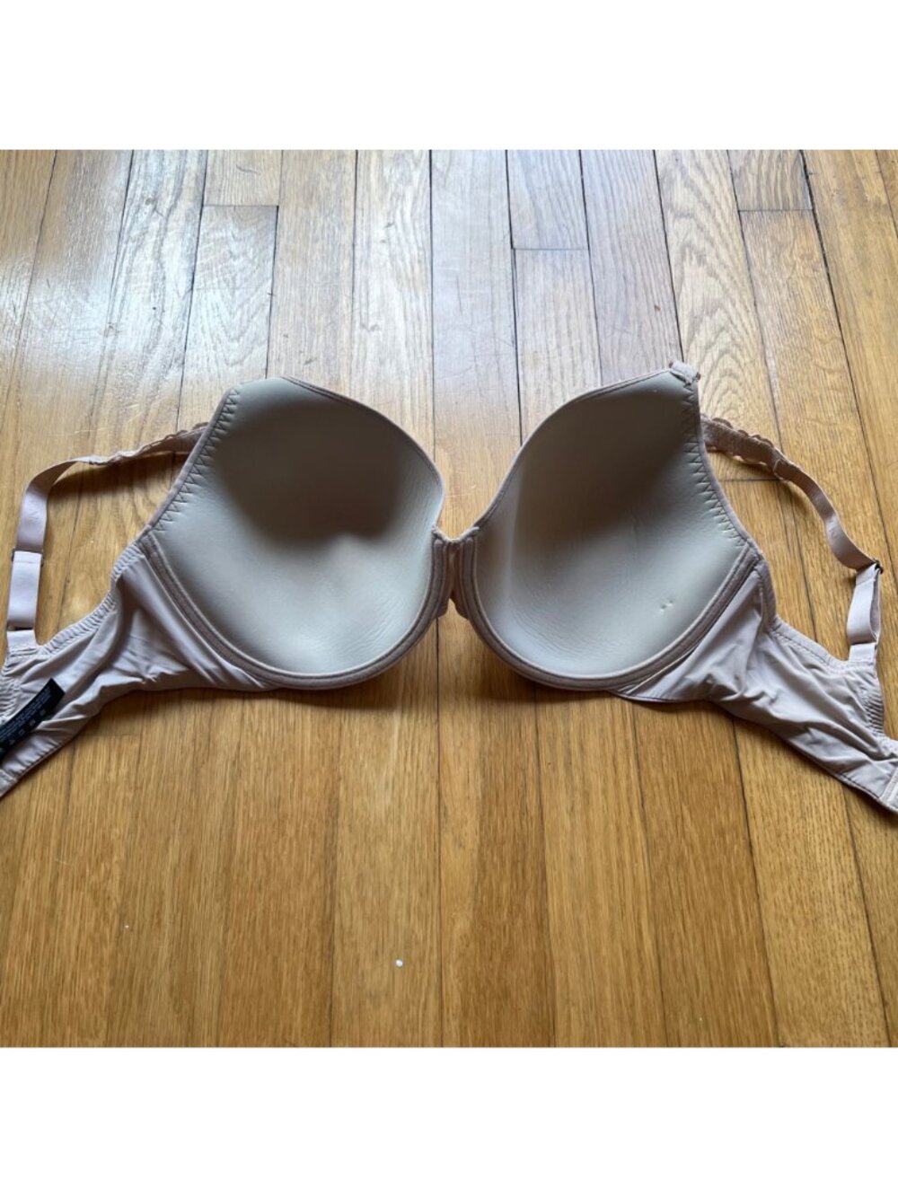 Natori Size 34DDD Beige Cafe Pure Luxe Full Fit Underwired Push Up Bra 732080 - Picture 6 of 13